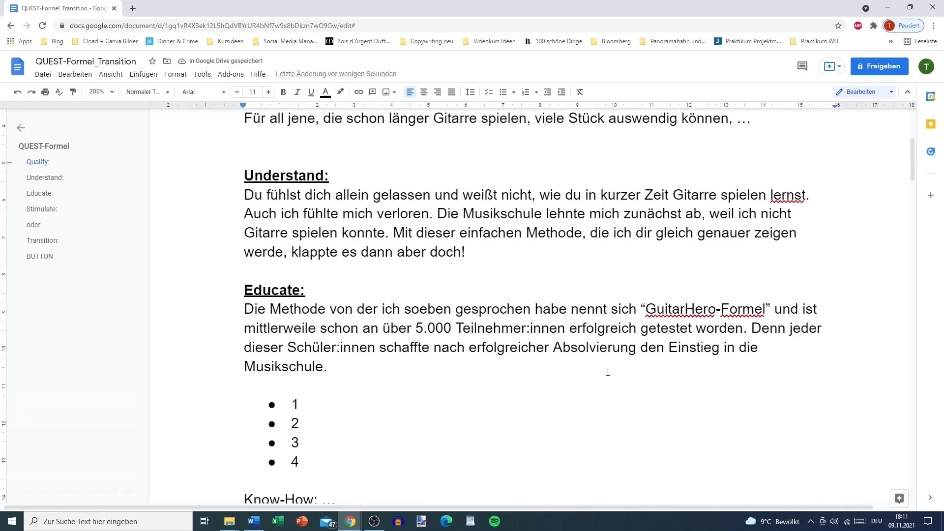 Optimale overgang in copywriting voor effectieve actie