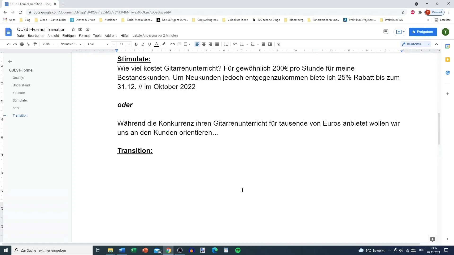 Optimale overgang in copywriting voor effectieve actie