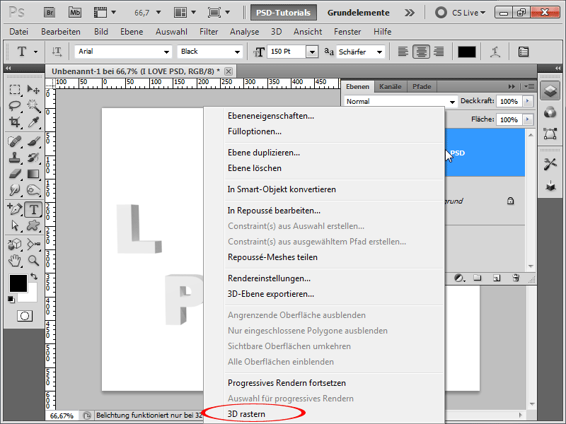 3D-Typo-Sprut-Effekt