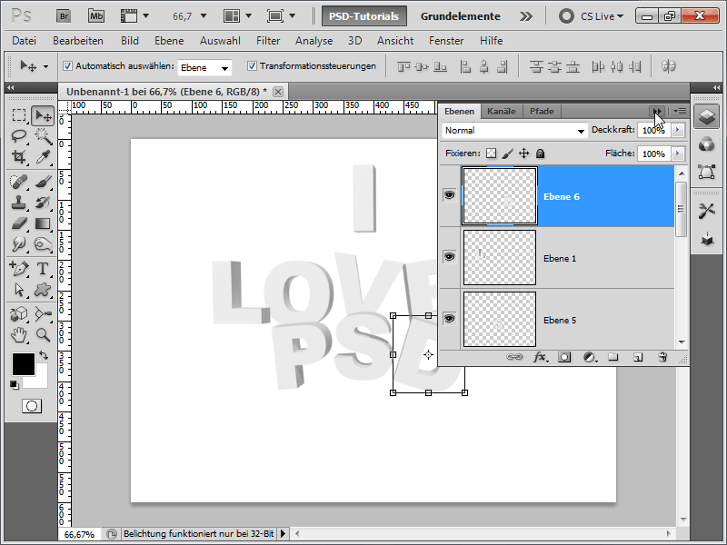 3D-Typo-Sprut-effekt