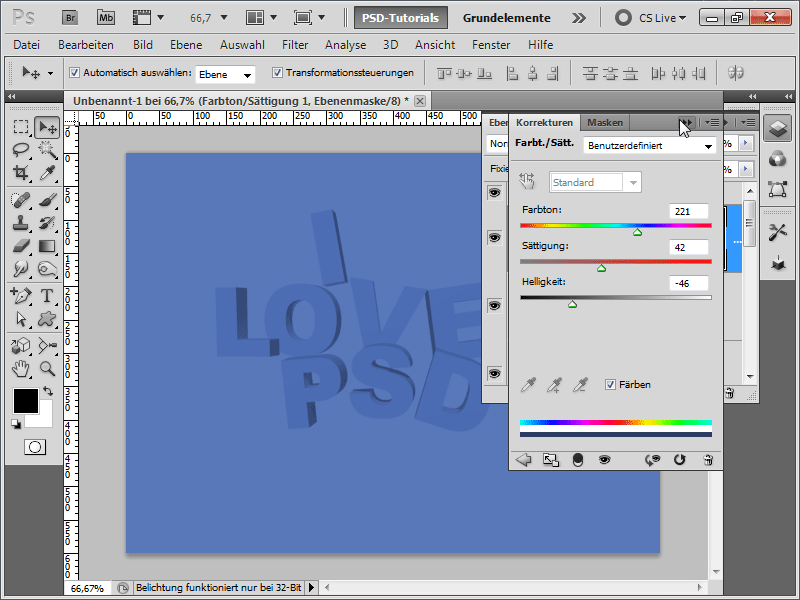 3D-Typo-Splatter-effekt