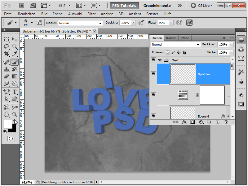 3D-typo-sprut-effekt