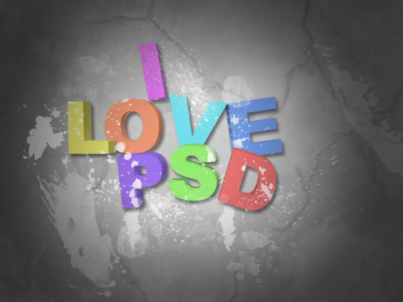 3D-Typo-Sprute-effekt