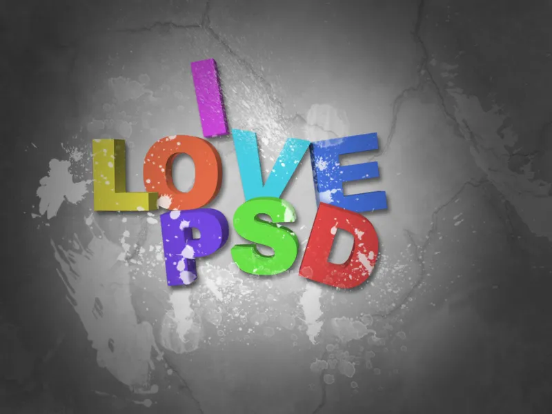 3D-Typo-Sprut-effekt