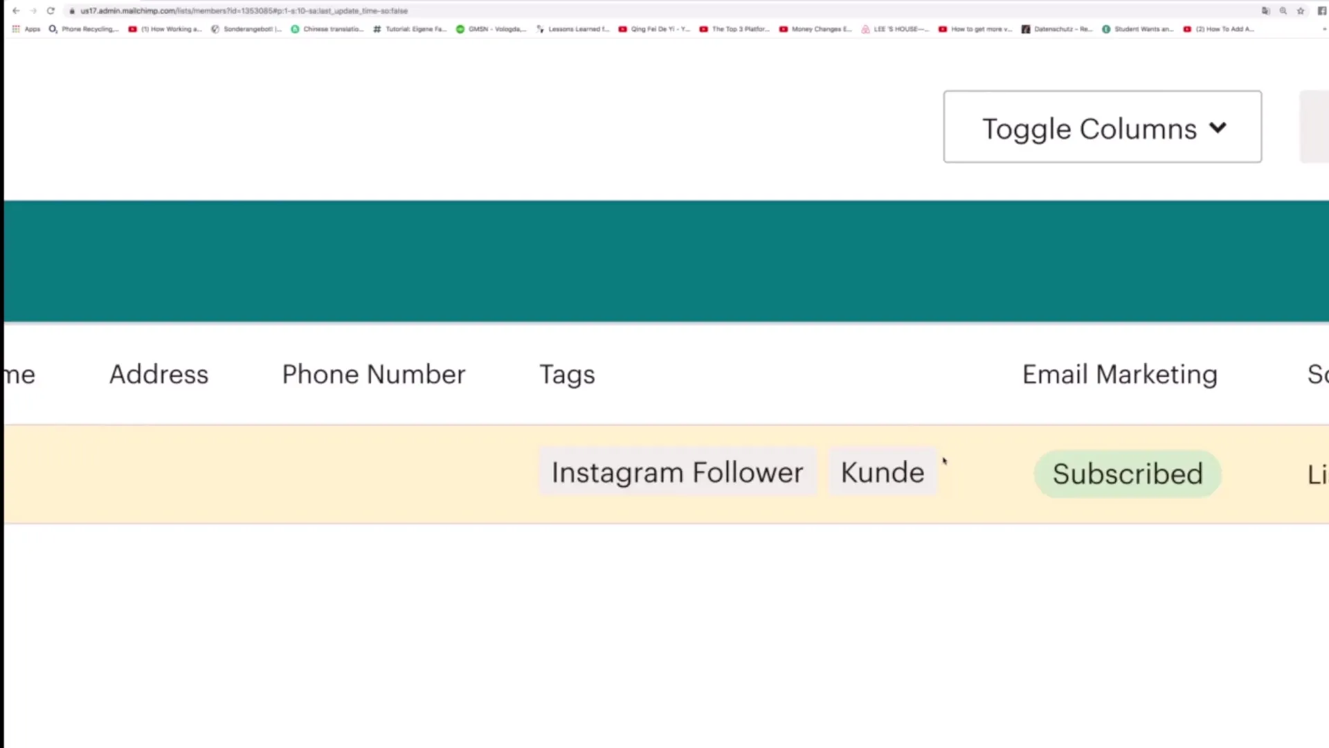 Use tags effectively in Mailchimp Use tags effectively in Mailchimp