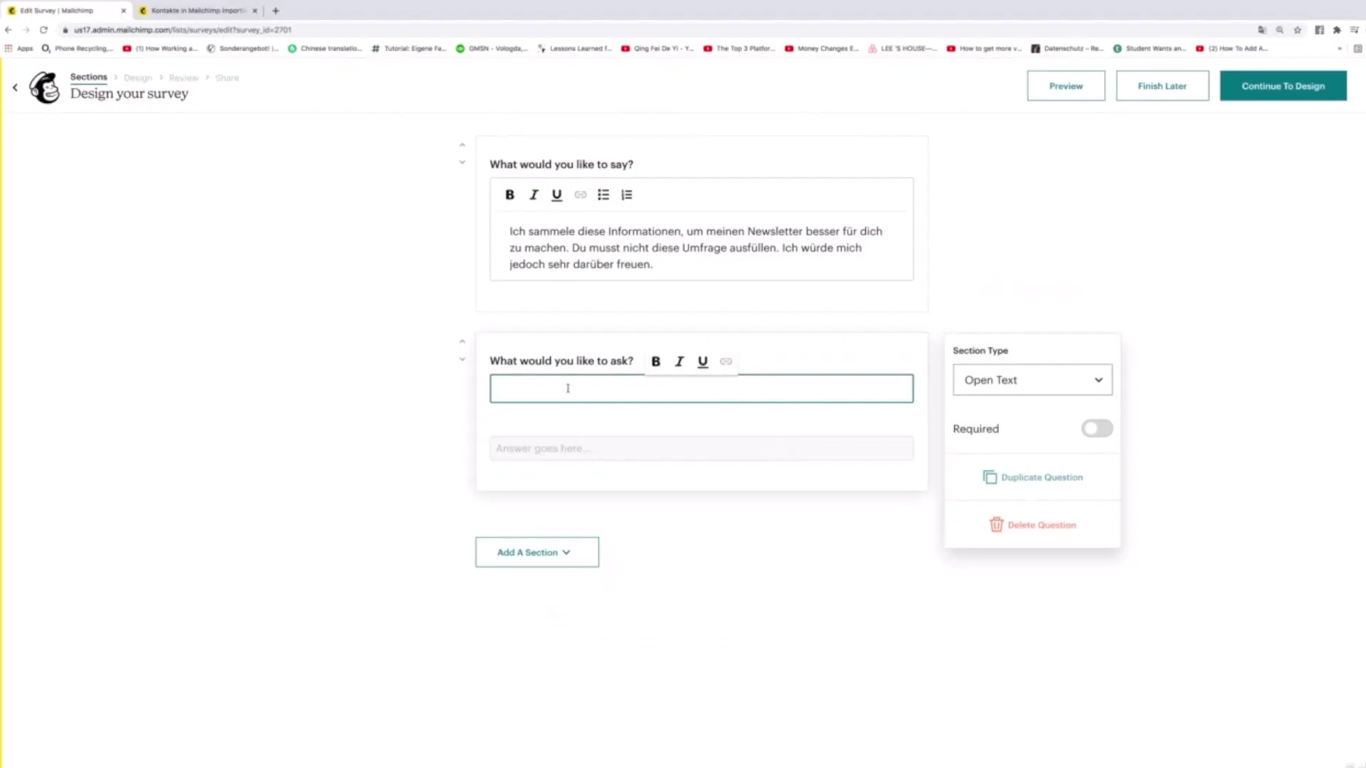 Skuteczne tworzenie newsletterów z ankietami w Mailchimp