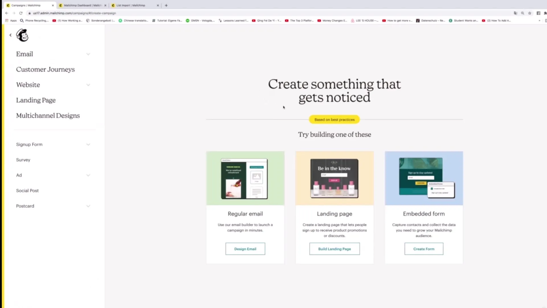 Efektywnie przeglądać i edytować kampanie Mailchimp