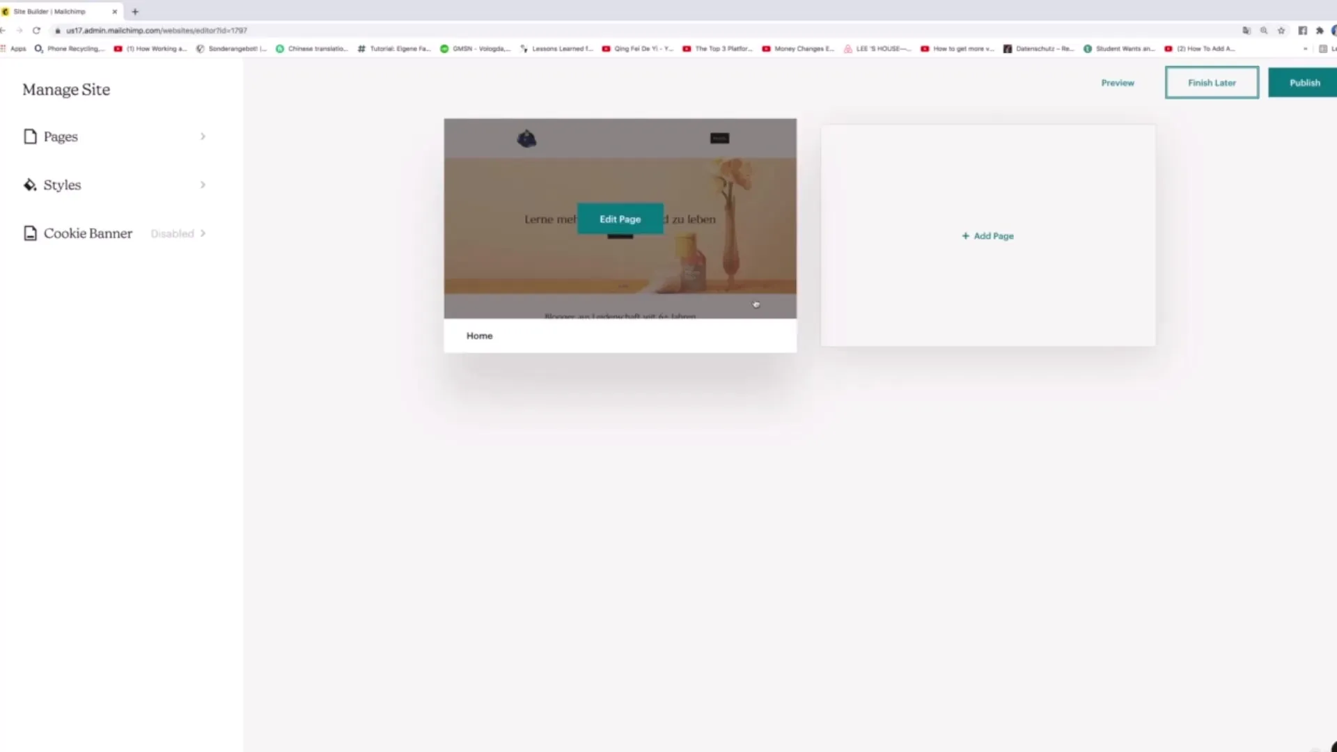 Tworzenie strony internetowej z Mailchimp – krok po kroku