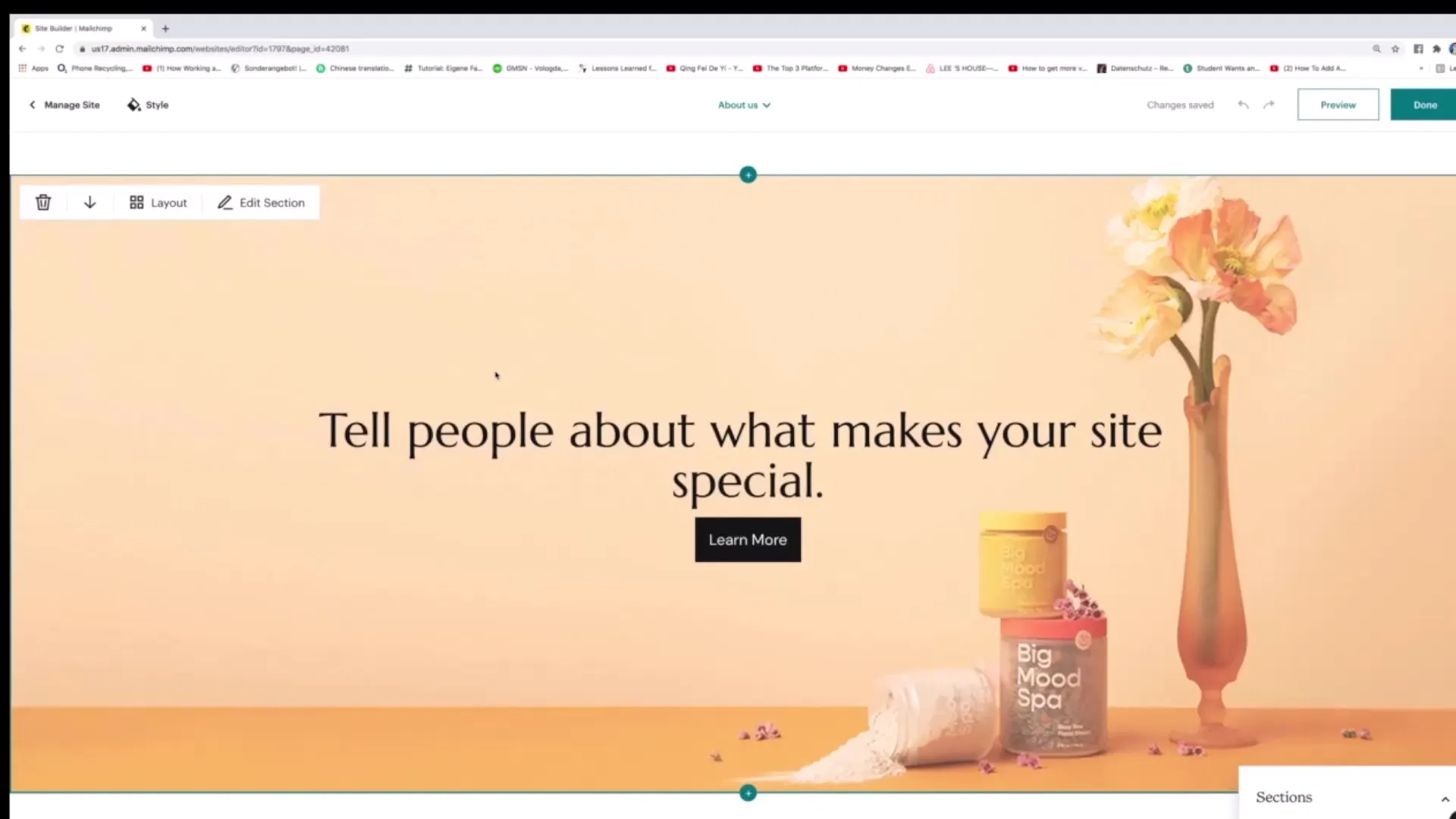 Dodać i dostosować nowe strony w Mailchimp