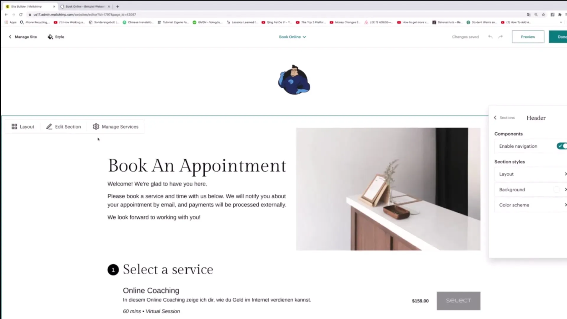Dostosowanie strony internetowej w Mailchimp - instrukcja krok po kroku