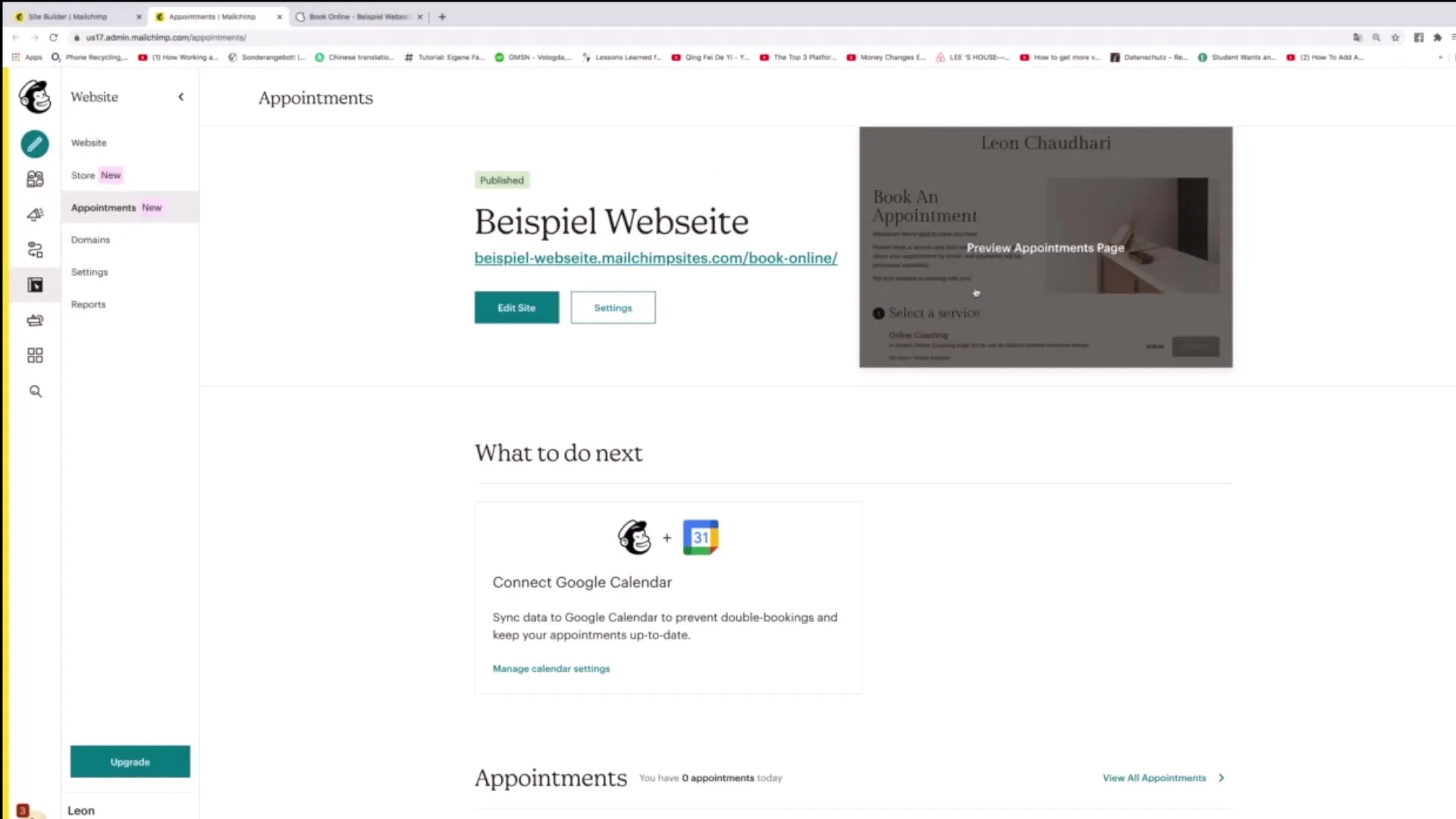 Dostosuj stronę internetową w Mailchimp - instrukcja krok po kroku