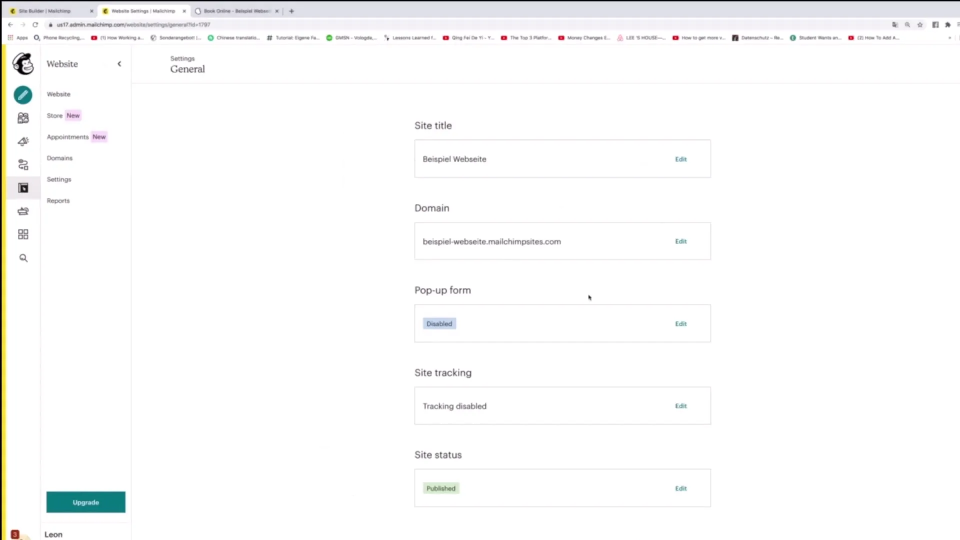 Dostosuj stronę internetową w Mailchimp – instrukcja krok po kroku