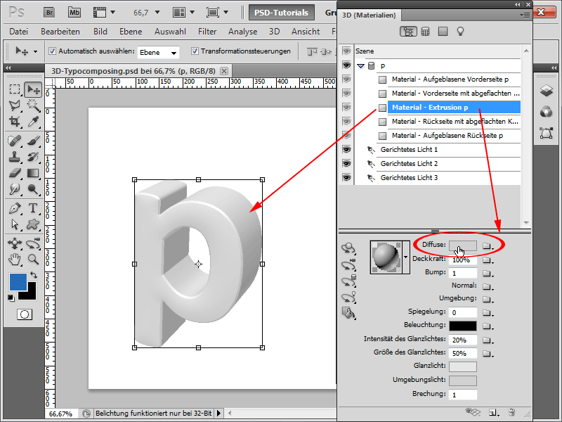 3D-typografi sammensetting