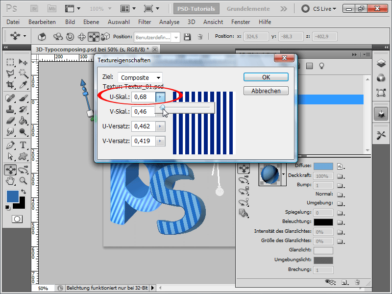 3D-typografi sammensetning