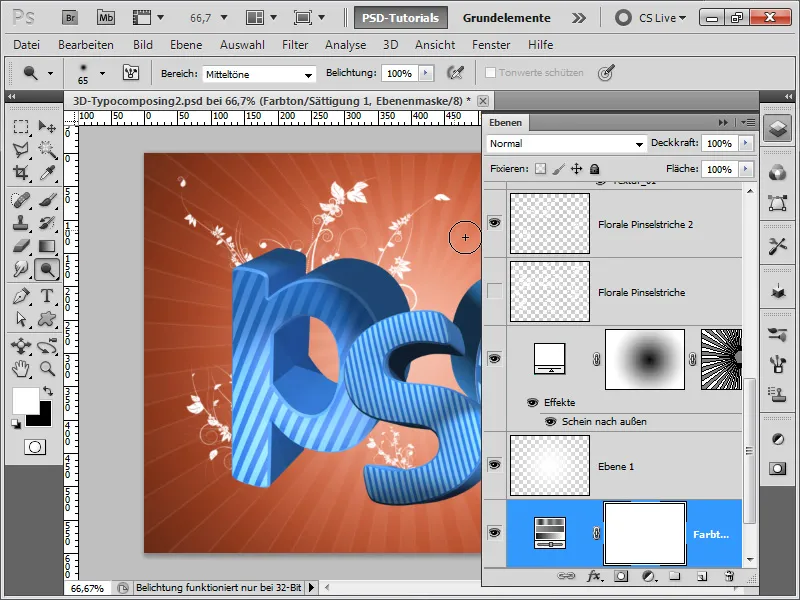 3D-typografi sammensetning