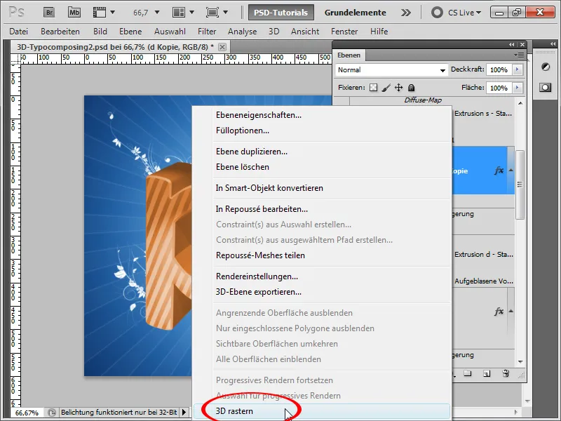 3D-typografioppsatting