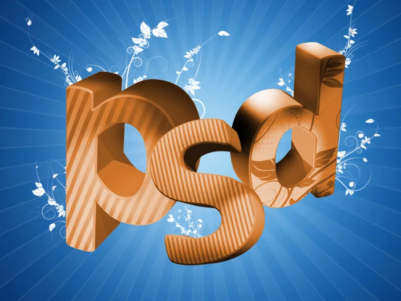 3D-typografi sammensetting