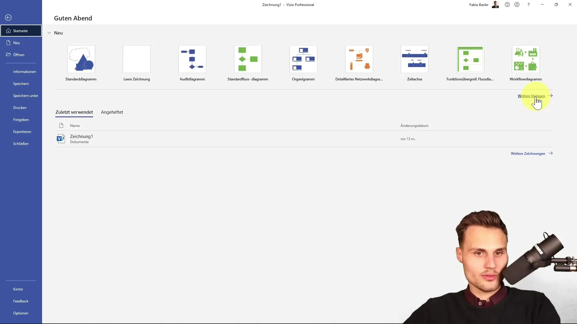 Sfrutta le potenzialità di Visio con modelli standard