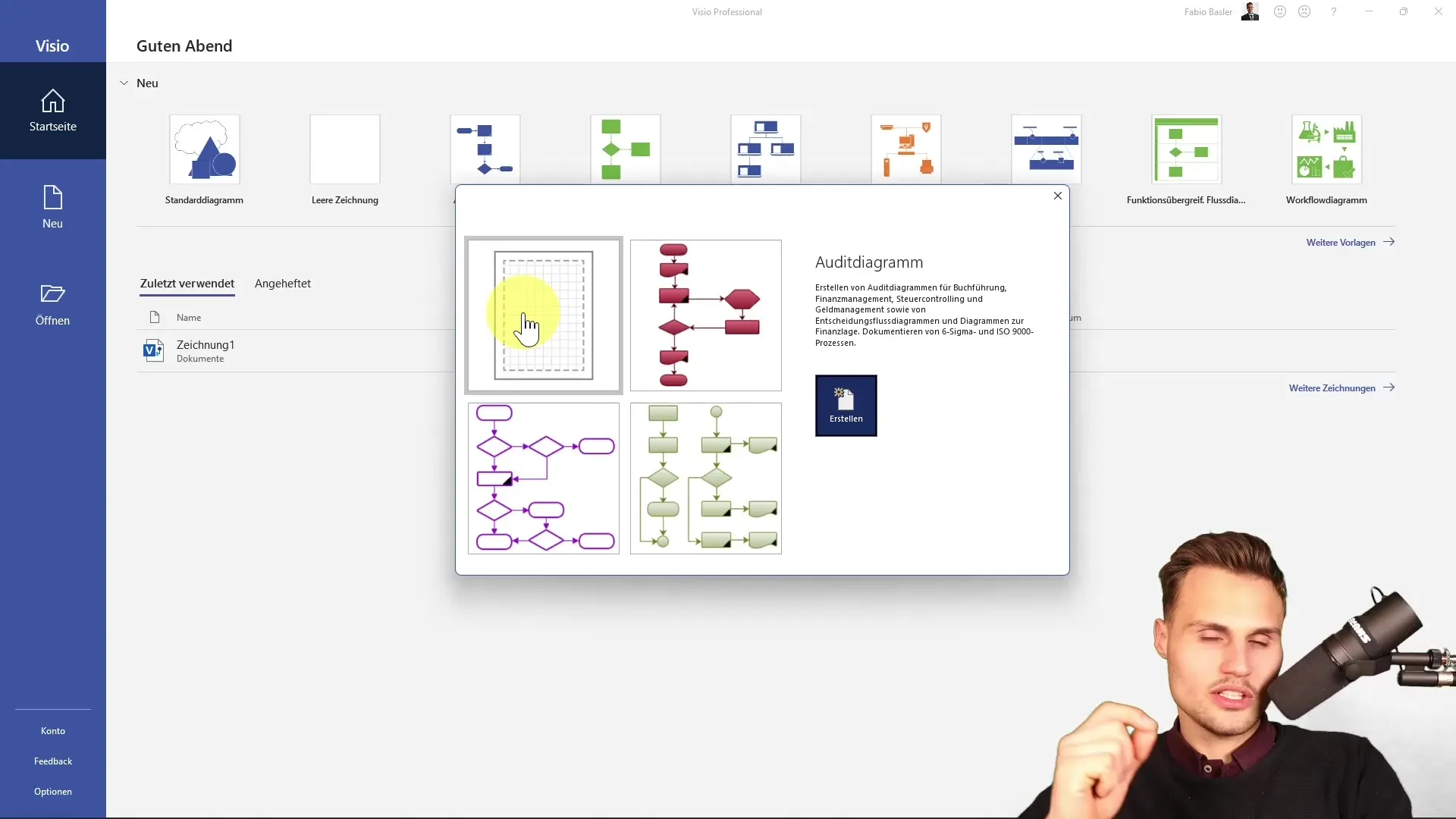 Libera le potenzialità di Visio con modelli standard