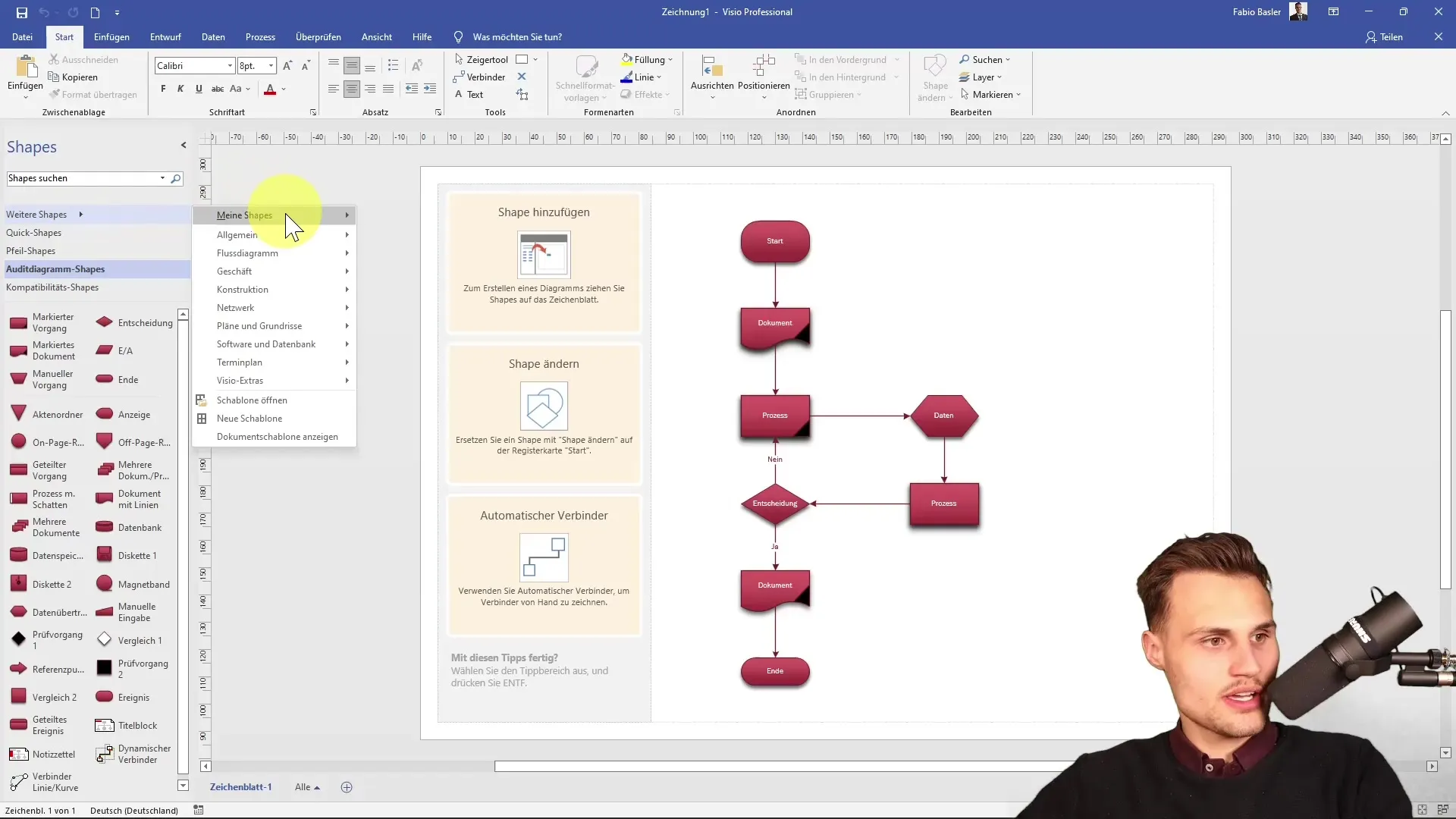 Sblocca le potenzialità di Visio con modelli standard