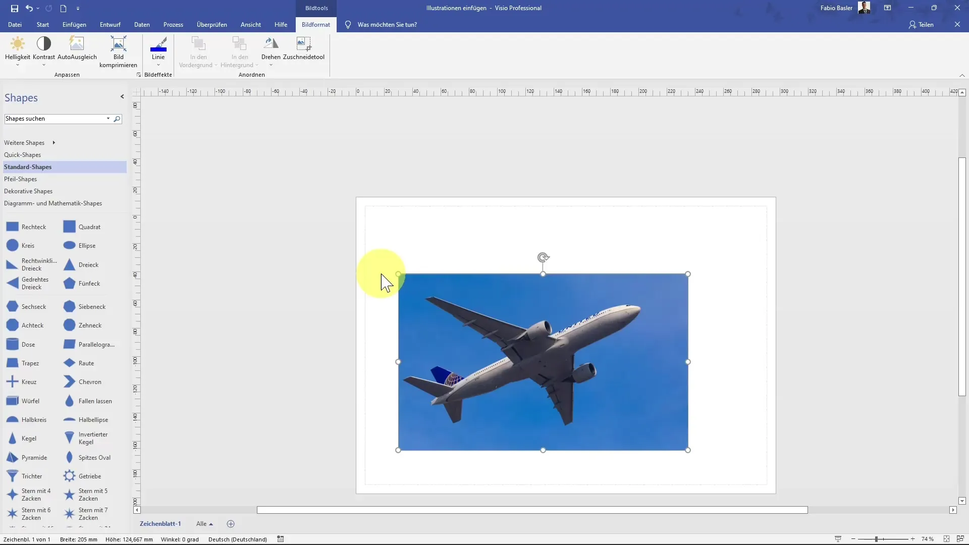 Inserire efficientemente le illustrazioni in MS Visio