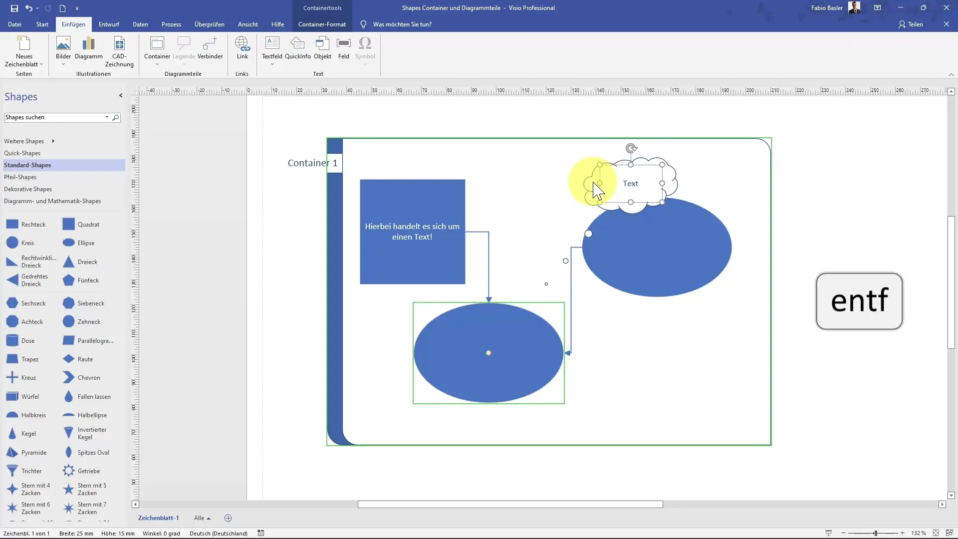 Utilizzare in modo efficace forme e parti del diagramma in Visio