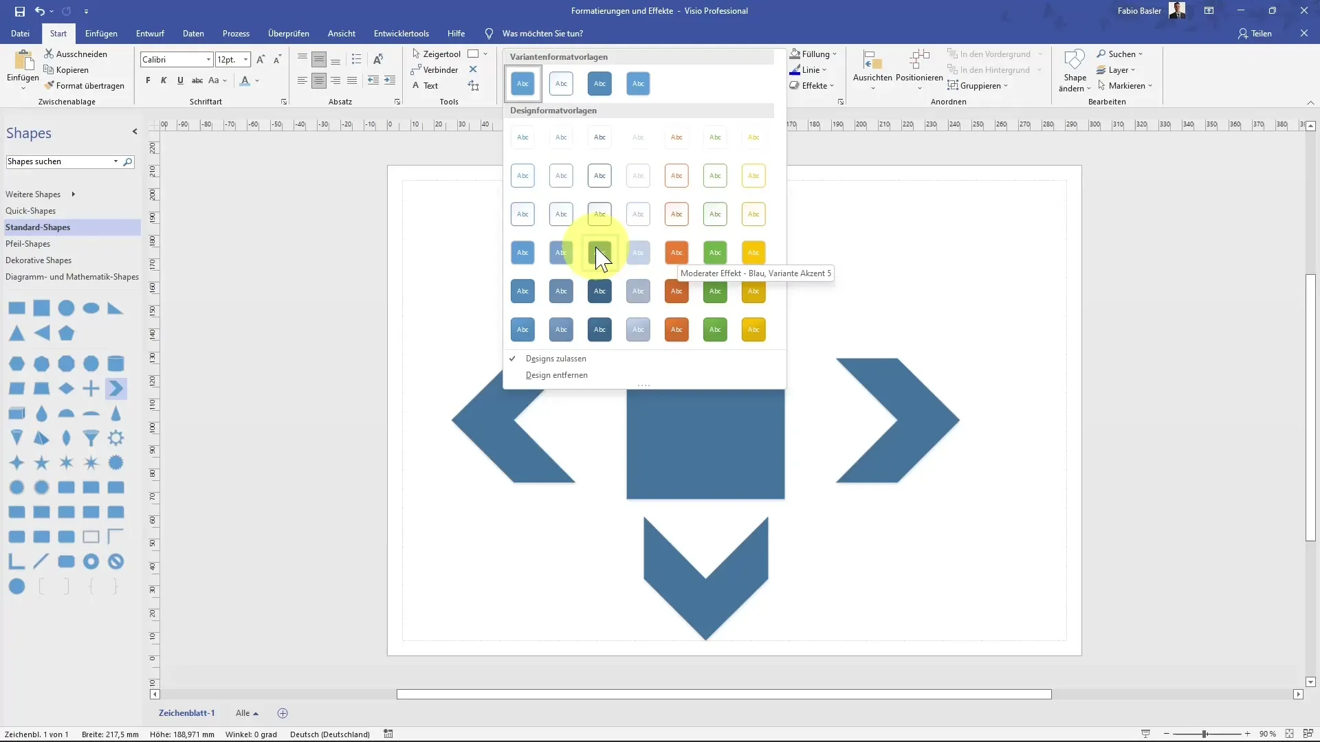 MS Visio: Formattazione ed adattamenti di design efficaci