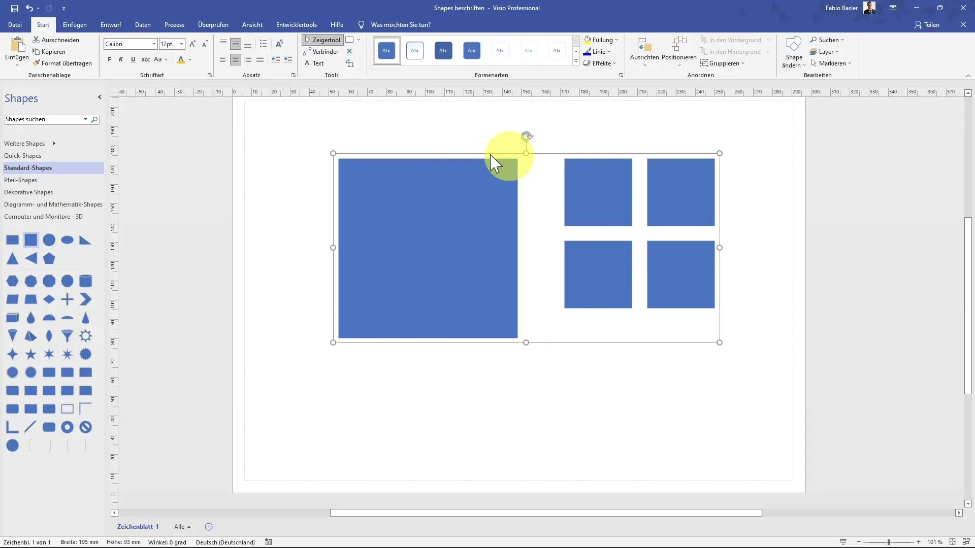 Gestione delle etichette in MS Visio - efficiente e semplice