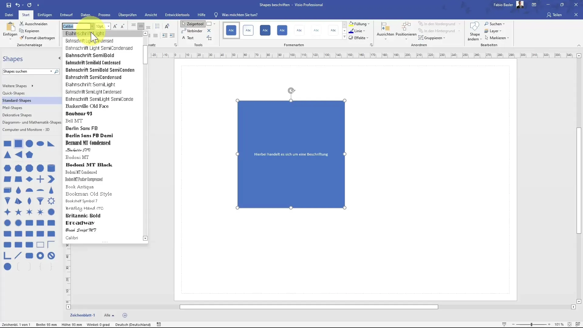 Gestire le etichette in MS Visio - in modo efficiente e semplice