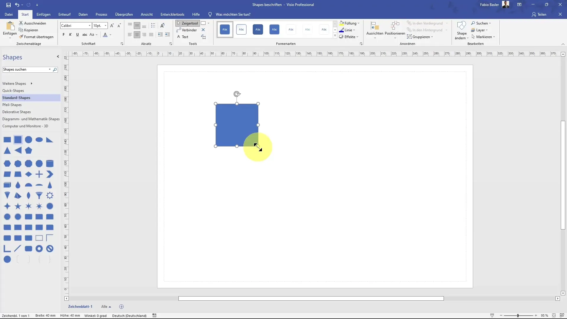 Gestire le etichette in MS Visio - in modo efficiente e semplice