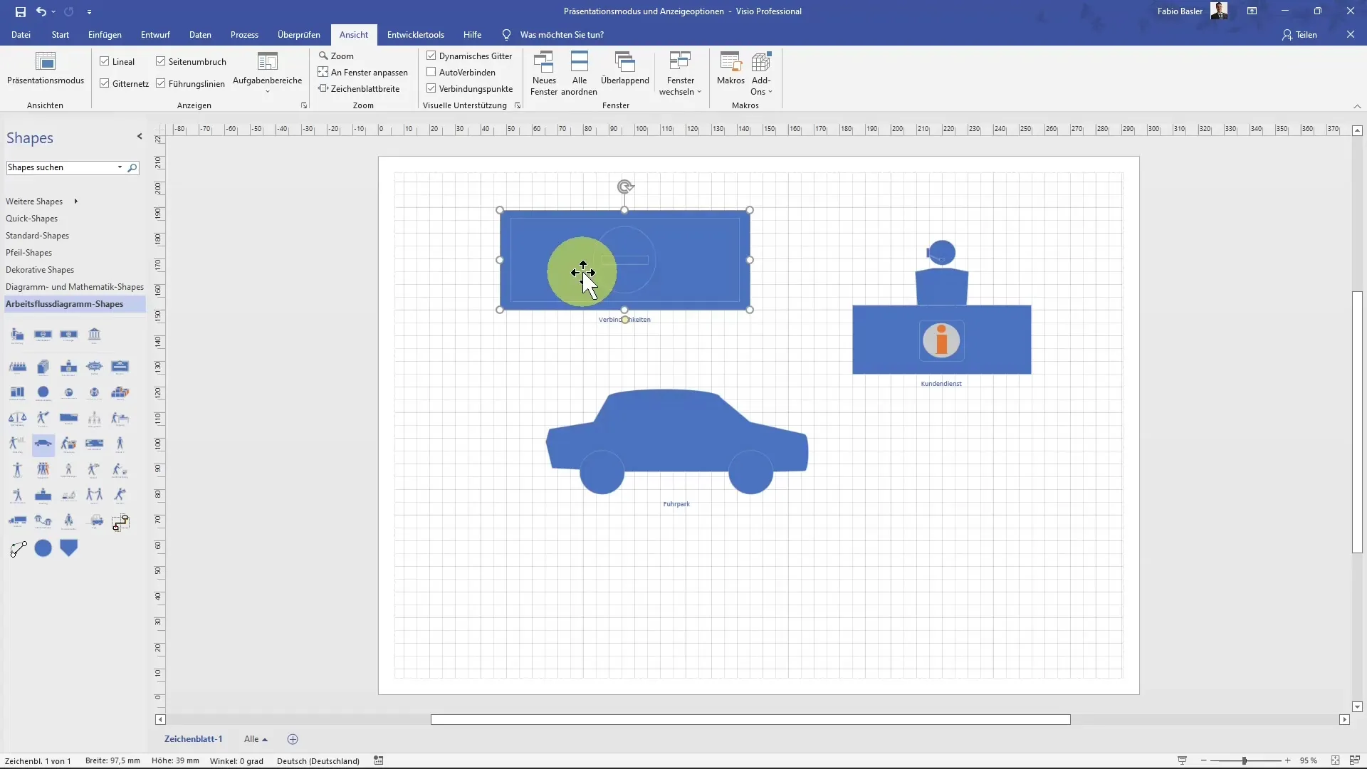 Presentazione in MS Visio: padroneggiare modalità e opzioni di visualizzazione
