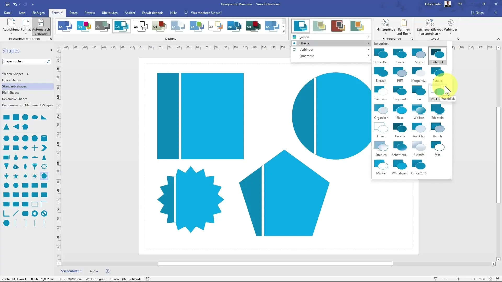 Utilizzare in modo efficace i design e le varianti di MS Visio