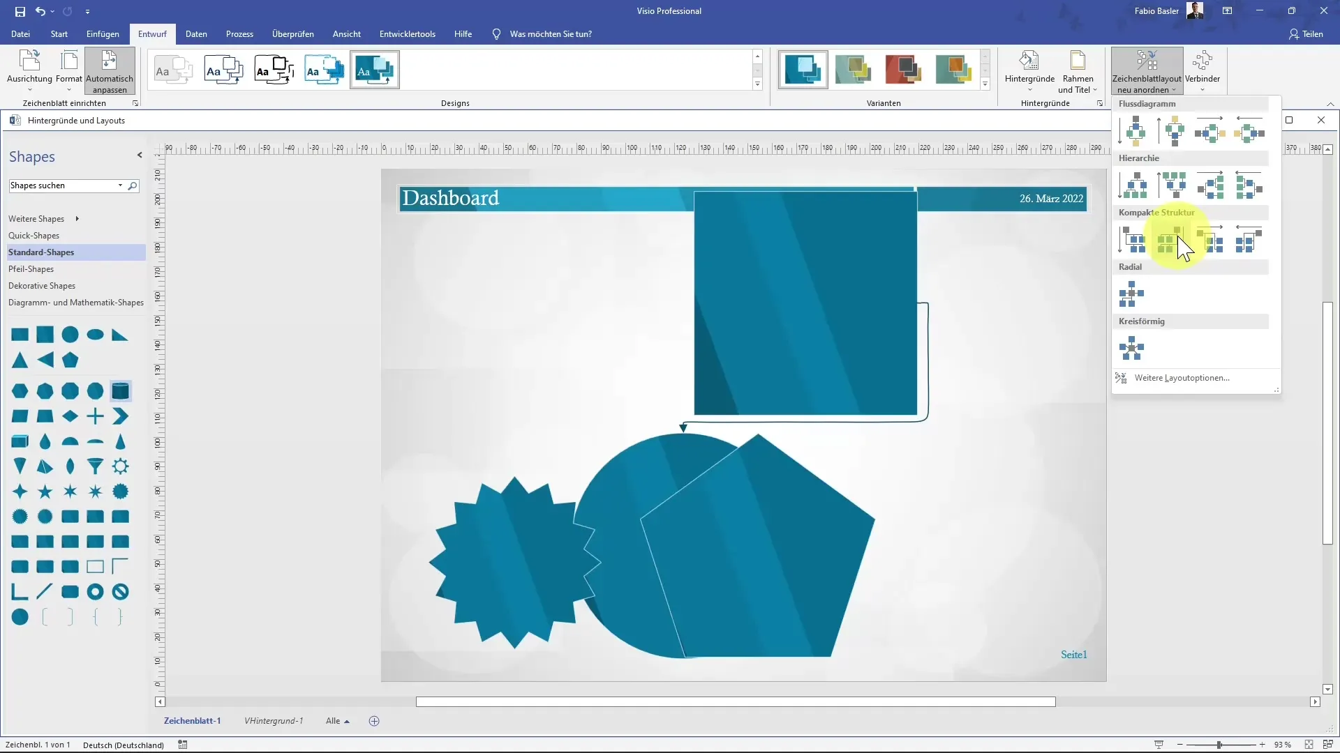 Istruzioni per l'adattamento efficace degli sfondi in MS Visio