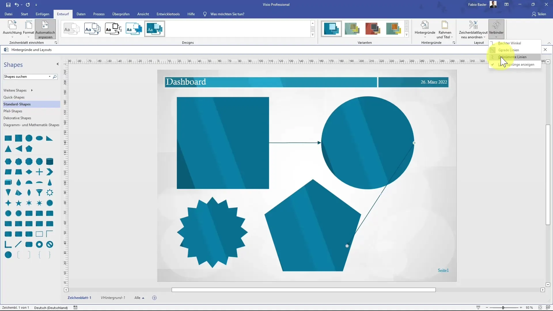 Istruzioni per l'adattamento efficace degli sfondi in MS Visio