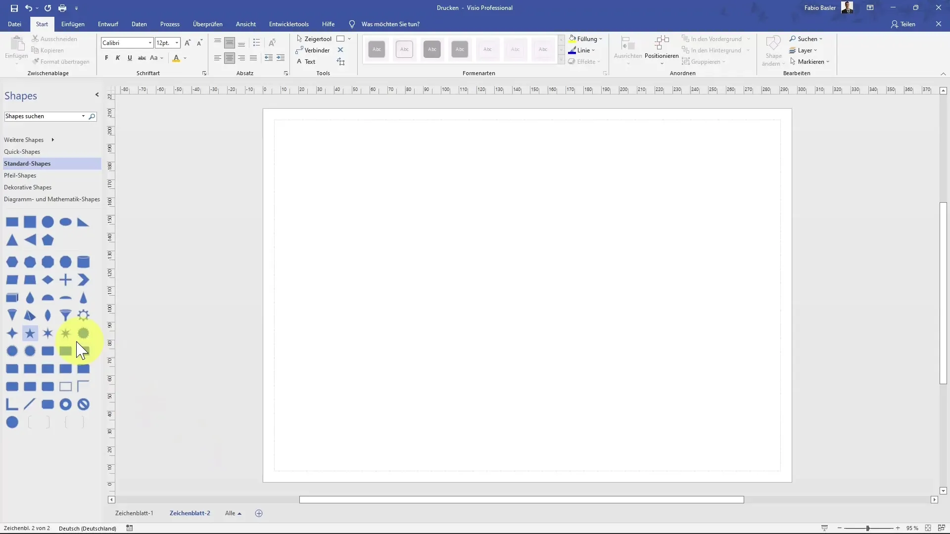 Stampare disegni in MS Visio - Guida passo passo
