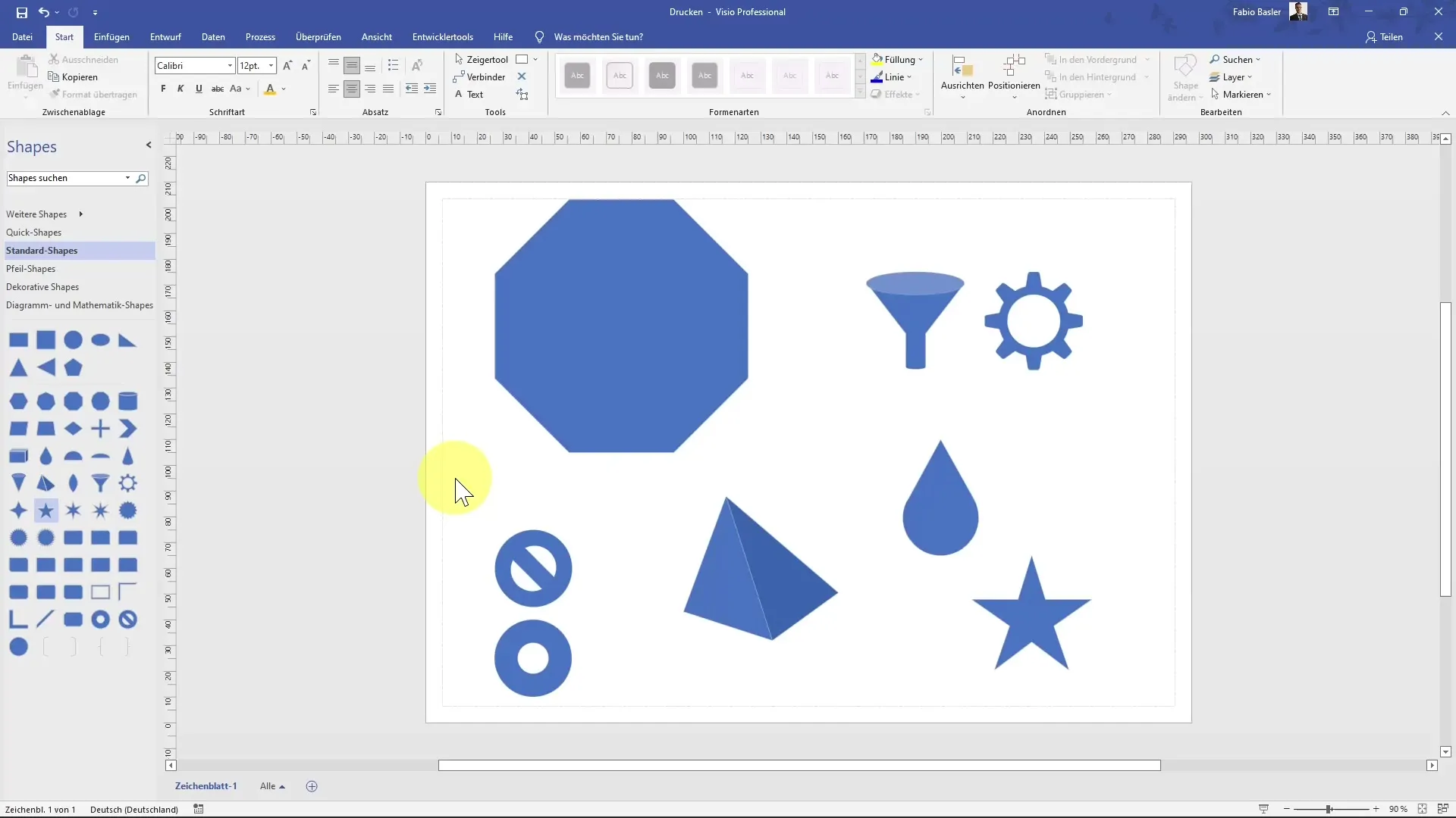 Stampa di disegni in MS Visio - Guida passo passo