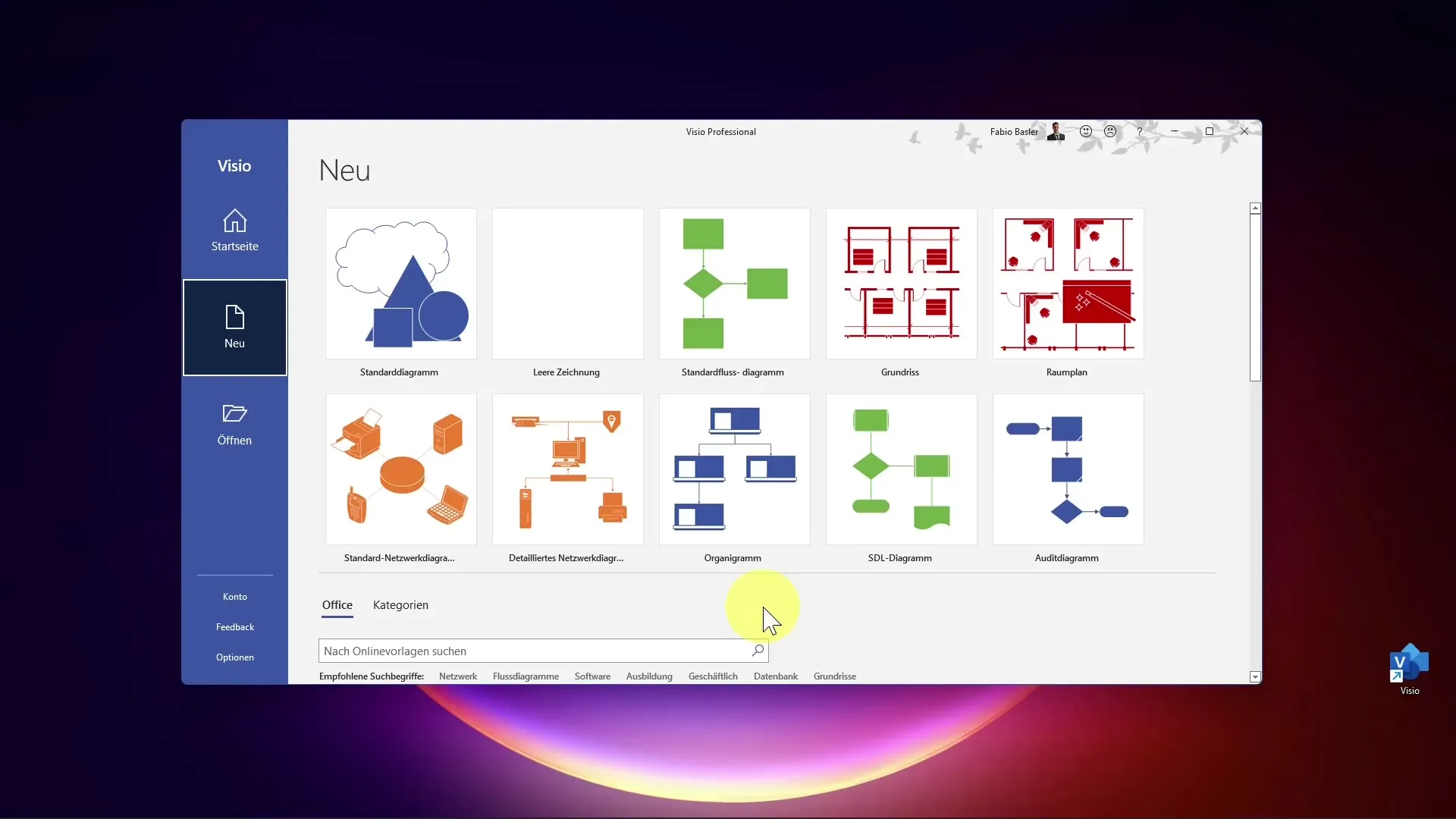 Migliorare l'aspetto degli intesta e dei piè di pagina in MS Visio