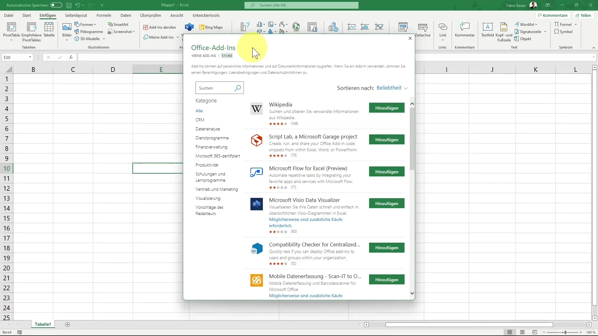 Creare diagrammi professionali con Visio Data Visualizer in Excel