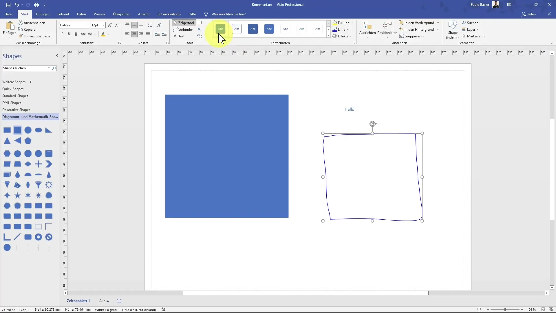 Utilizzare e personalizzare i commenti in Visio