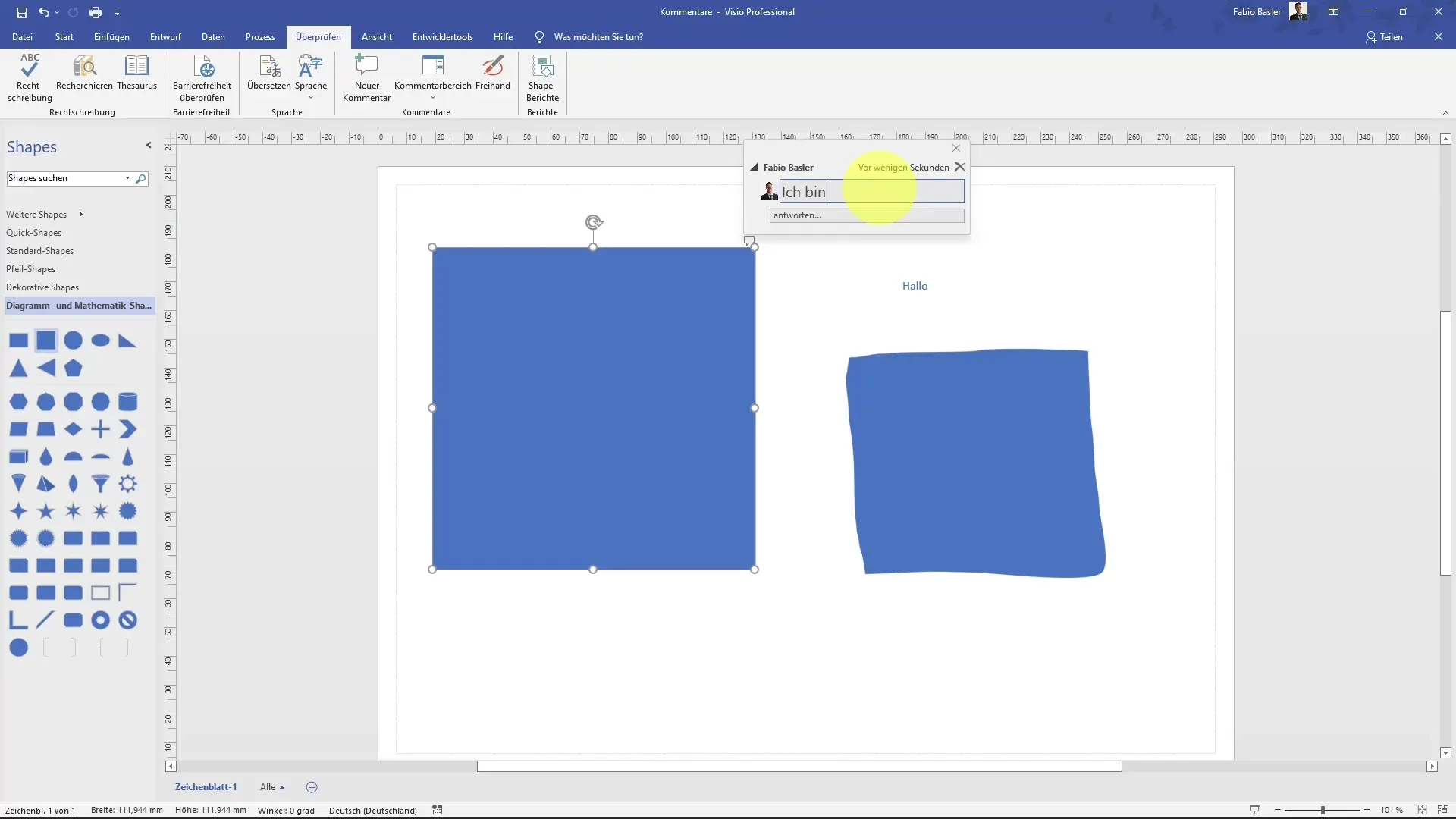 Usare e personalizzare i commenti in Visio
