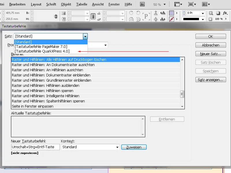 Klávesové skratky v aplikácii InDesign Klávesové skratky v aplikácii InDesign