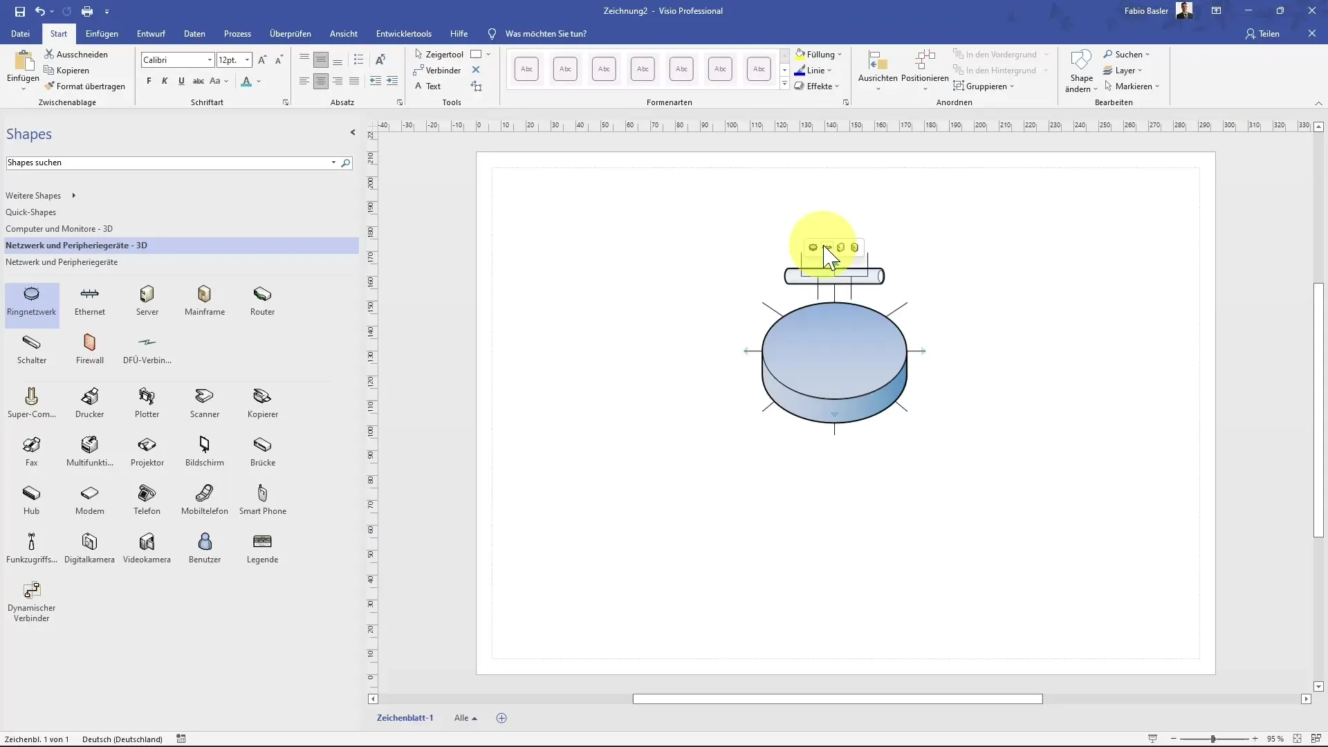 Creare un diagramma di rete in MS Visio