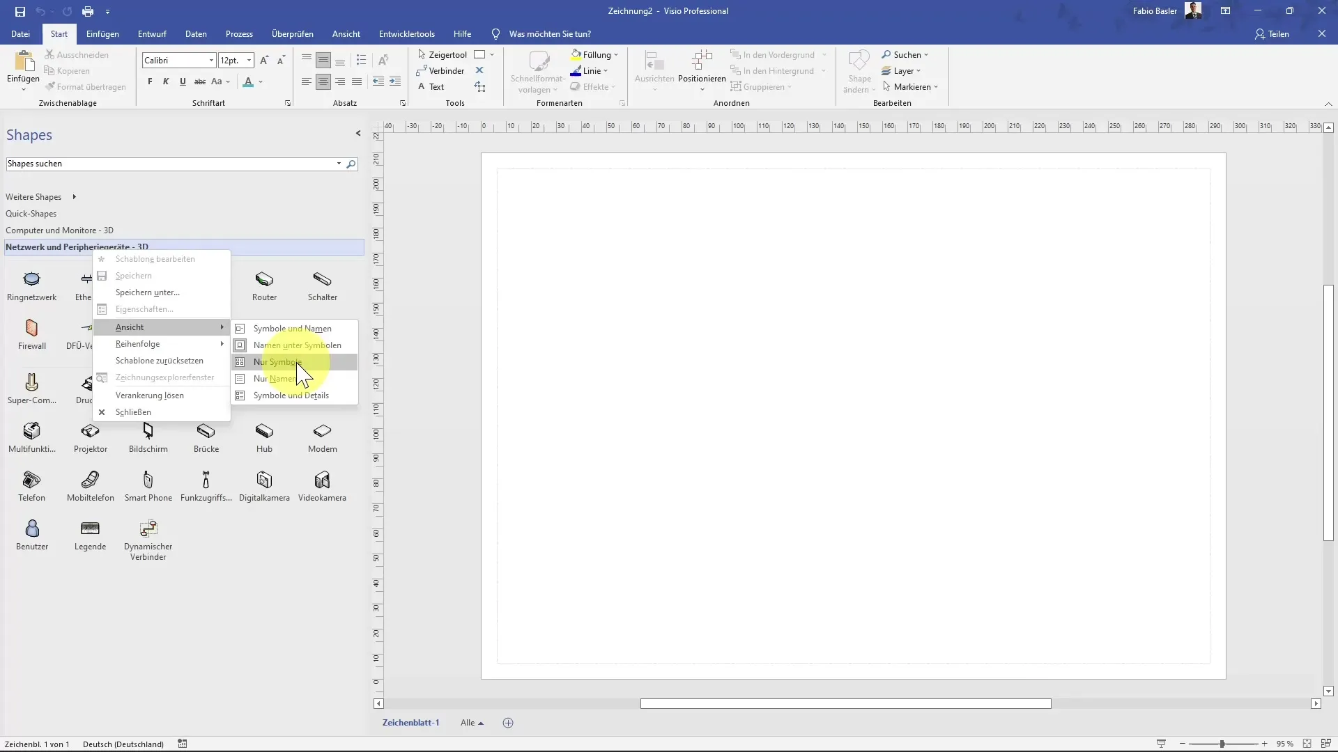 Creare un diagramma di rete in MS Visio