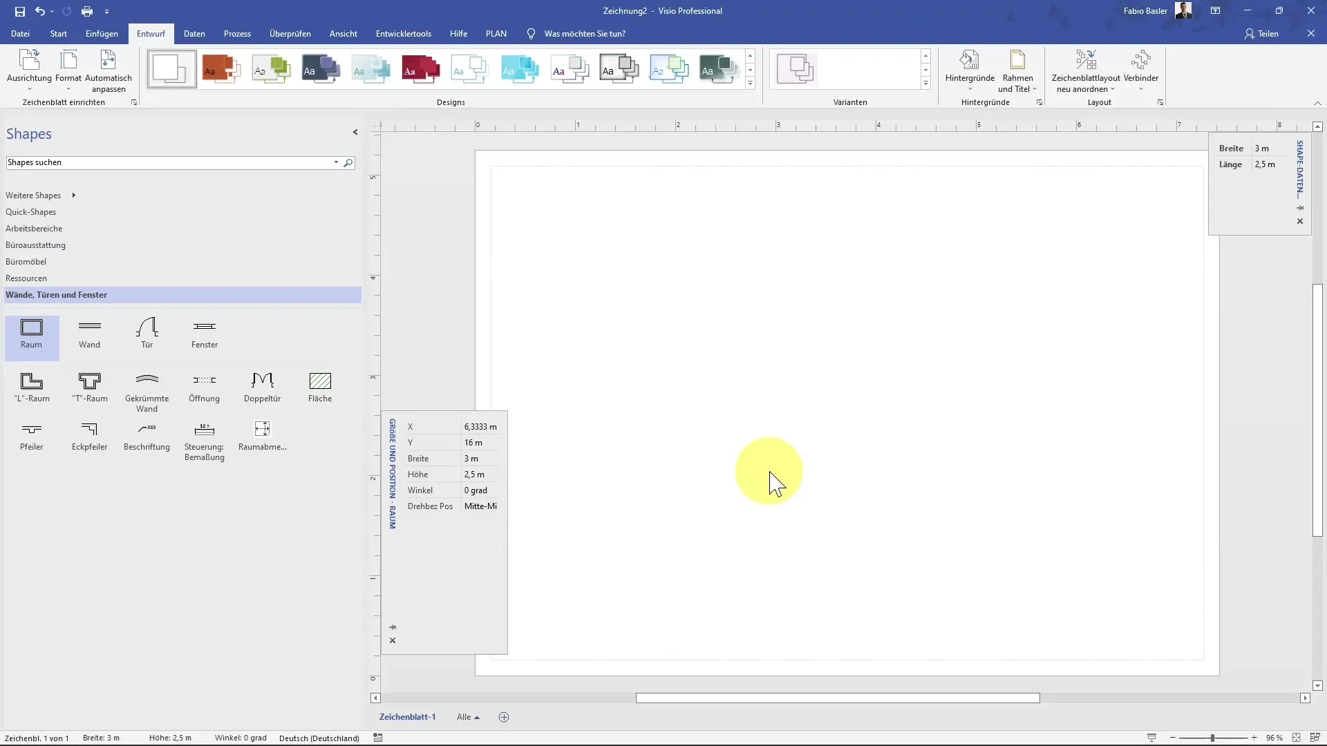 Creazione di layout in MS Visio per planimetrie e schemi di posizionamento