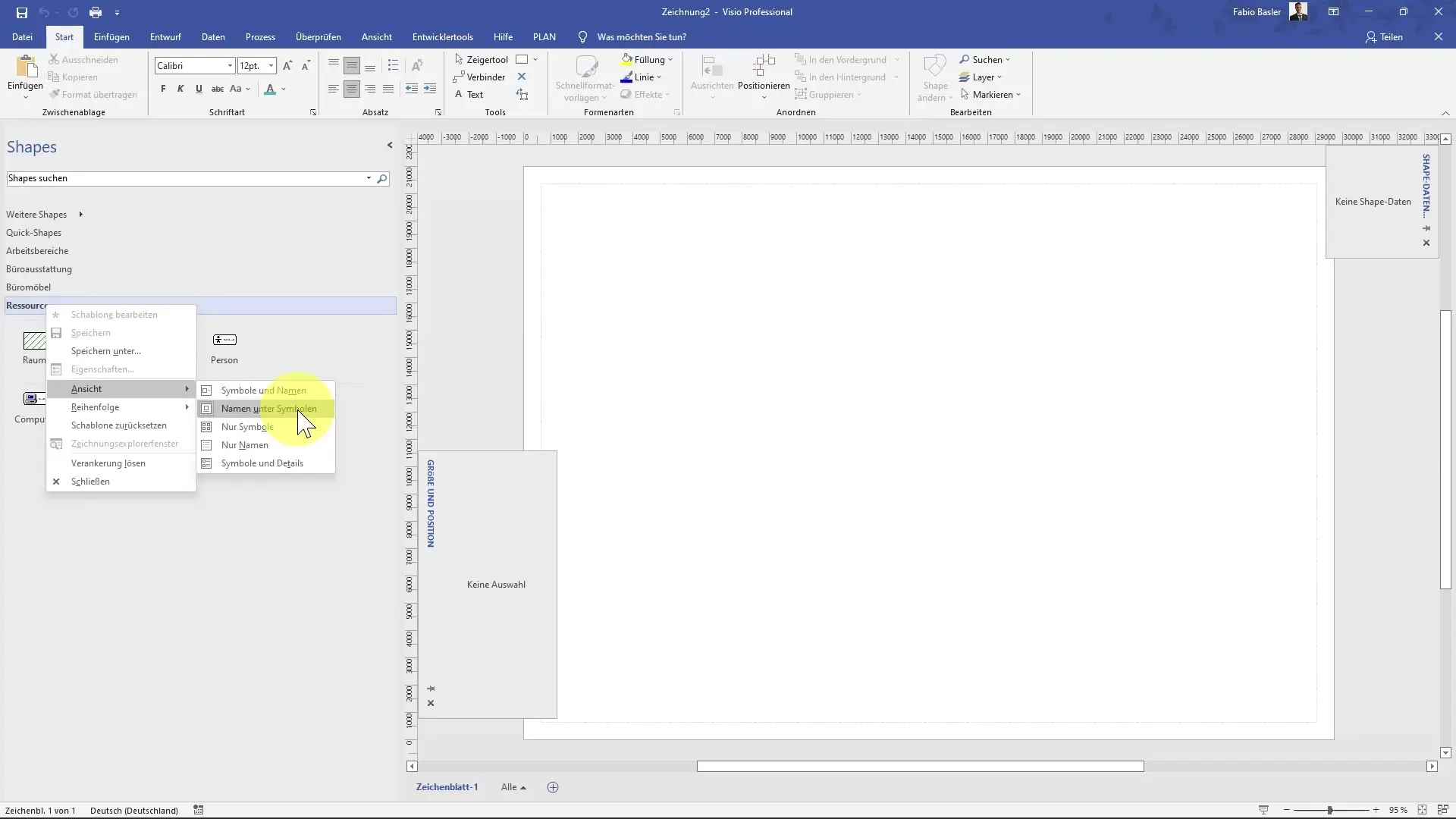 Creazione di layout in MS Visio per planimetrie e disposizioni