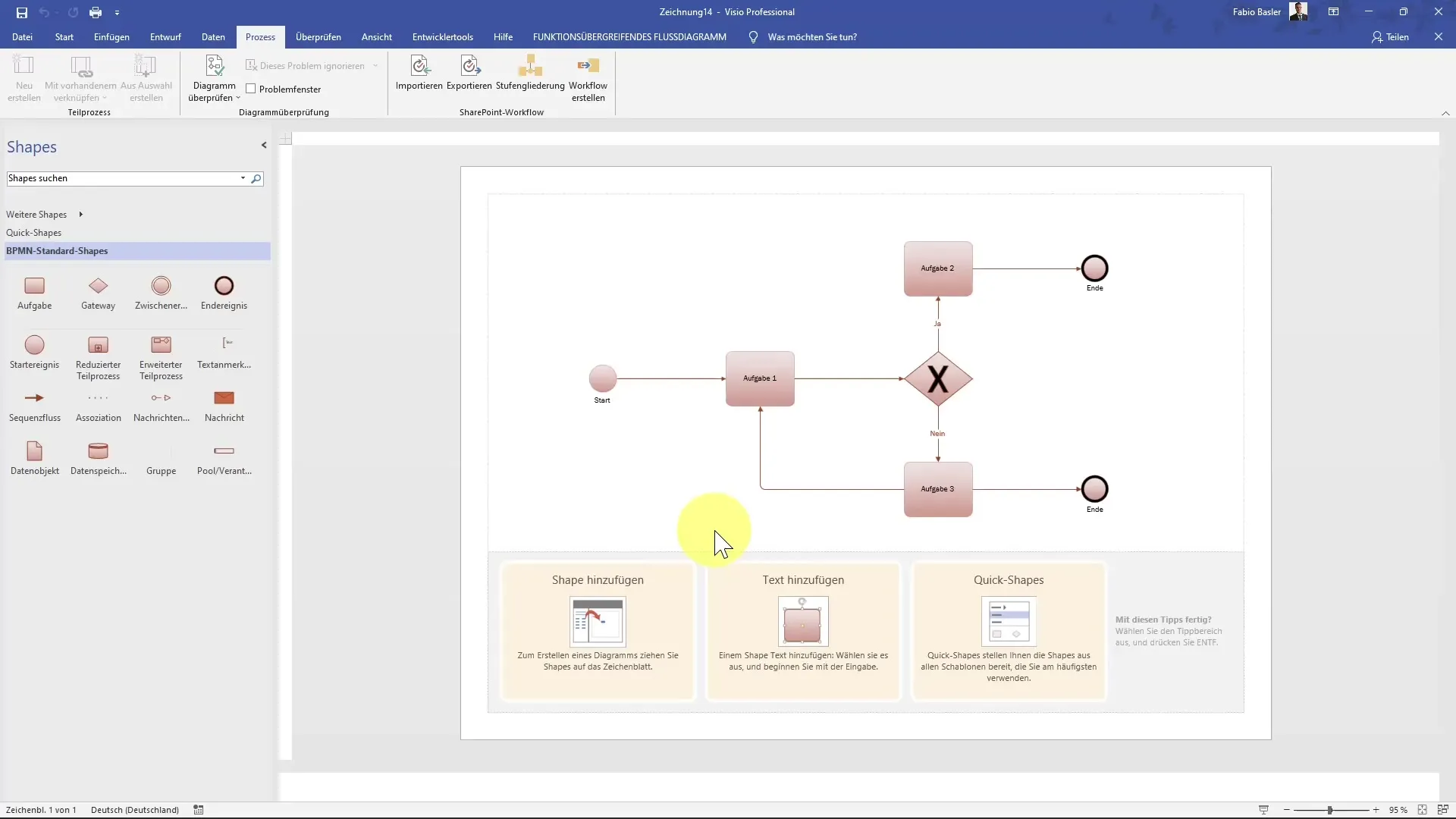 Creare facilmente diagrammi BPMN in MS Visio