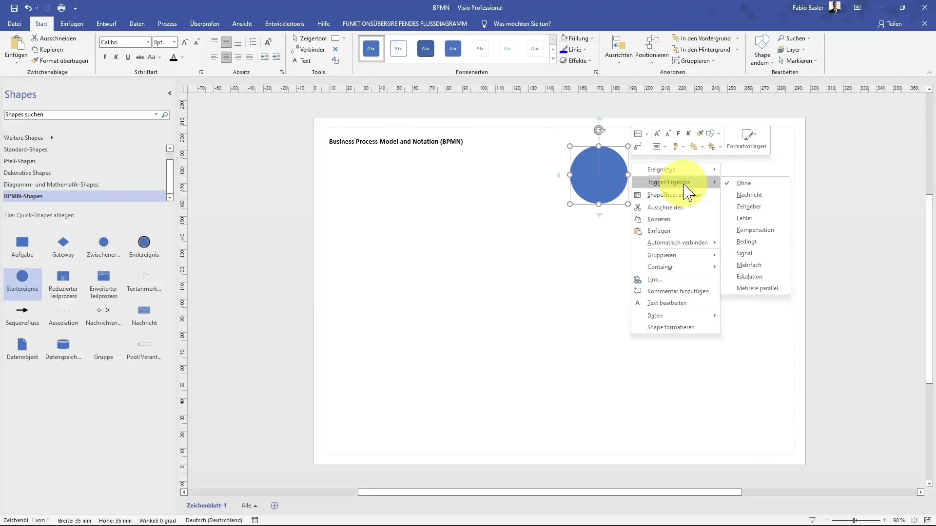 Creare facilmente diagrammi BPMN in MS Visio