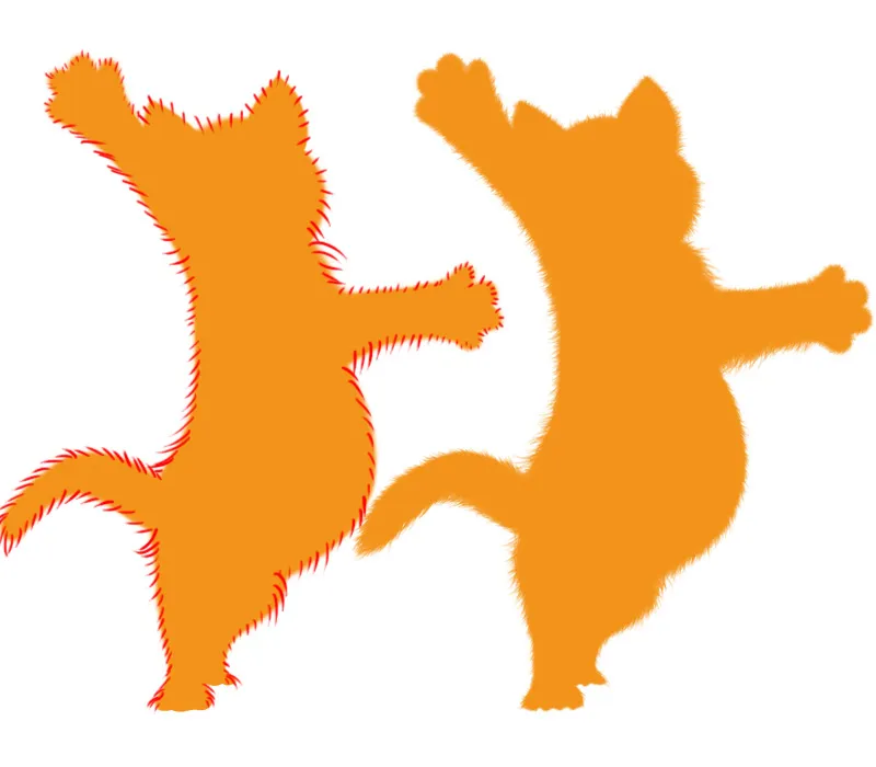Illustrazione - In caccia di pesci! - Parte 1 - Bozza - Dipingere un gatto