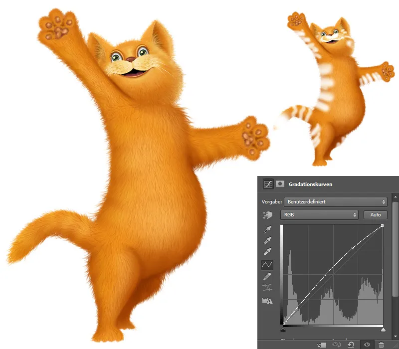 Illustrazione - Alla caccia di pesci! - Parte 1 - Schizzo - Dipingere un gatto