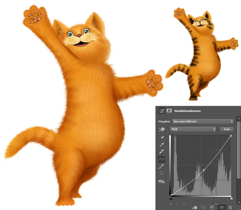 Illustrazione - Alla caccia di pesci! - Parte 1 - Schizzo - Disegnare un gatto